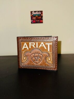 Brown Leather Bifold Wallet